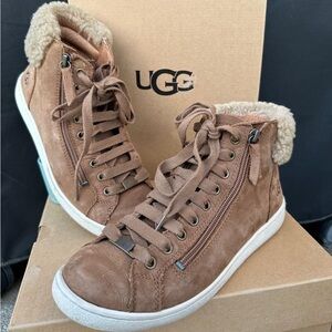 Uggs high top sneakers 9.5